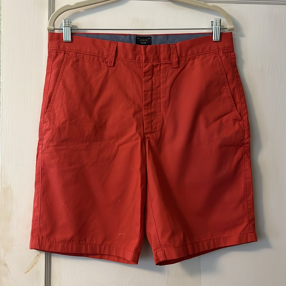 NWT JCrew Club Shorts 9” Nantucket Red 31 waist
